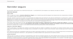 Desktop Screenshot of claveserver.com