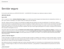 Tablet Screenshot of claveserver.com